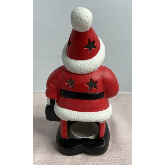 Ceramic, Santa Clause Tea Light  Candle Holder. Christmas Decor. - Picture 5 of 5